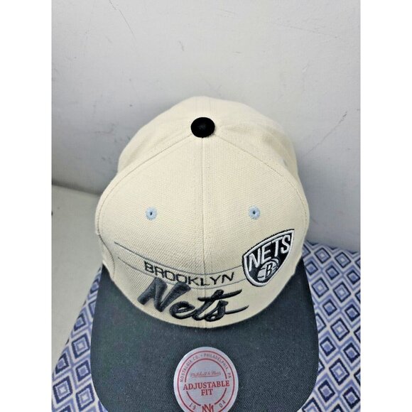 Mitchell & Ness NBA Brooklyn Nets Snapback Hat Cap - Picture 2 of 16